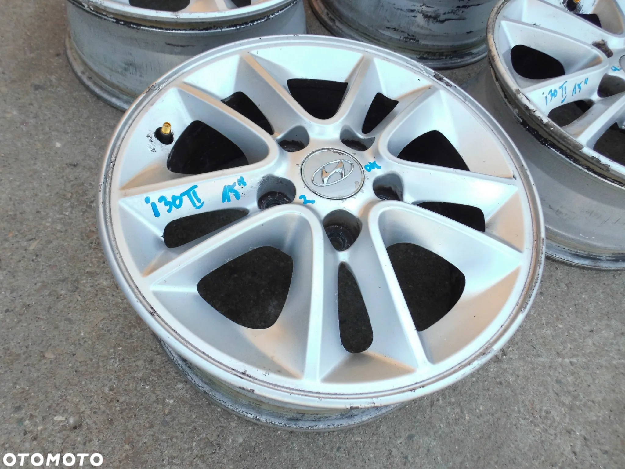 FELGI ALUMINIOWE KIA VENGA CEED I LIFT II HYUNDAI I30 I II 15 CALI ORYGINAŁ - 5