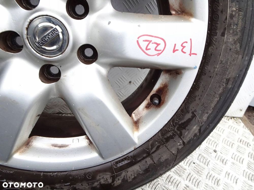 Alufelgi z oponami KPL. Nissan X-Trail T31 17" 5x114.3 ET 45 - 13