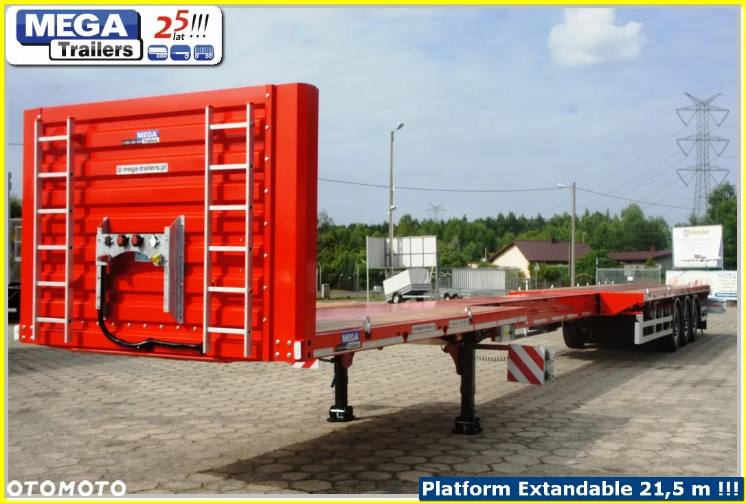 Inny TELEMEGA wysuw 7.50 m, 3 osie, ADR EX3- MEGA Trailers!! - 9