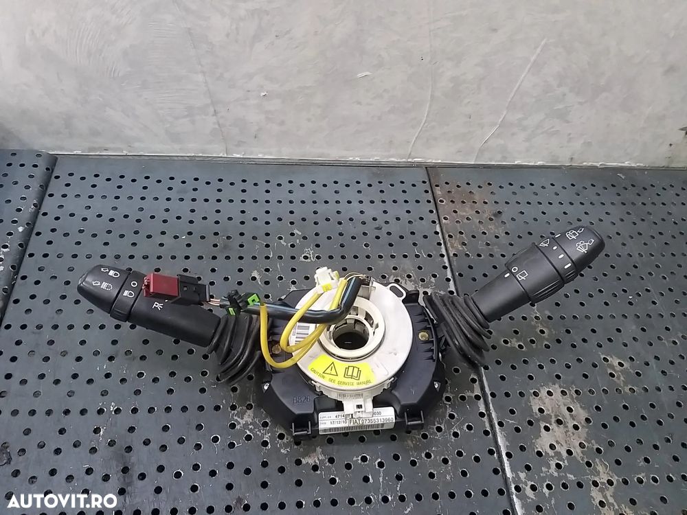 Bloc manete semnalizare stergator parbriz spirala volan lancia delta 3 07355313960 - 1