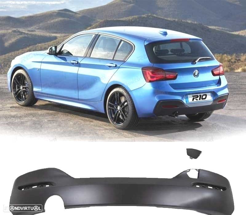 DIFUSOR BMW F20 F21 LCI 15- SAIDA SIMPLE LOOK M - 1