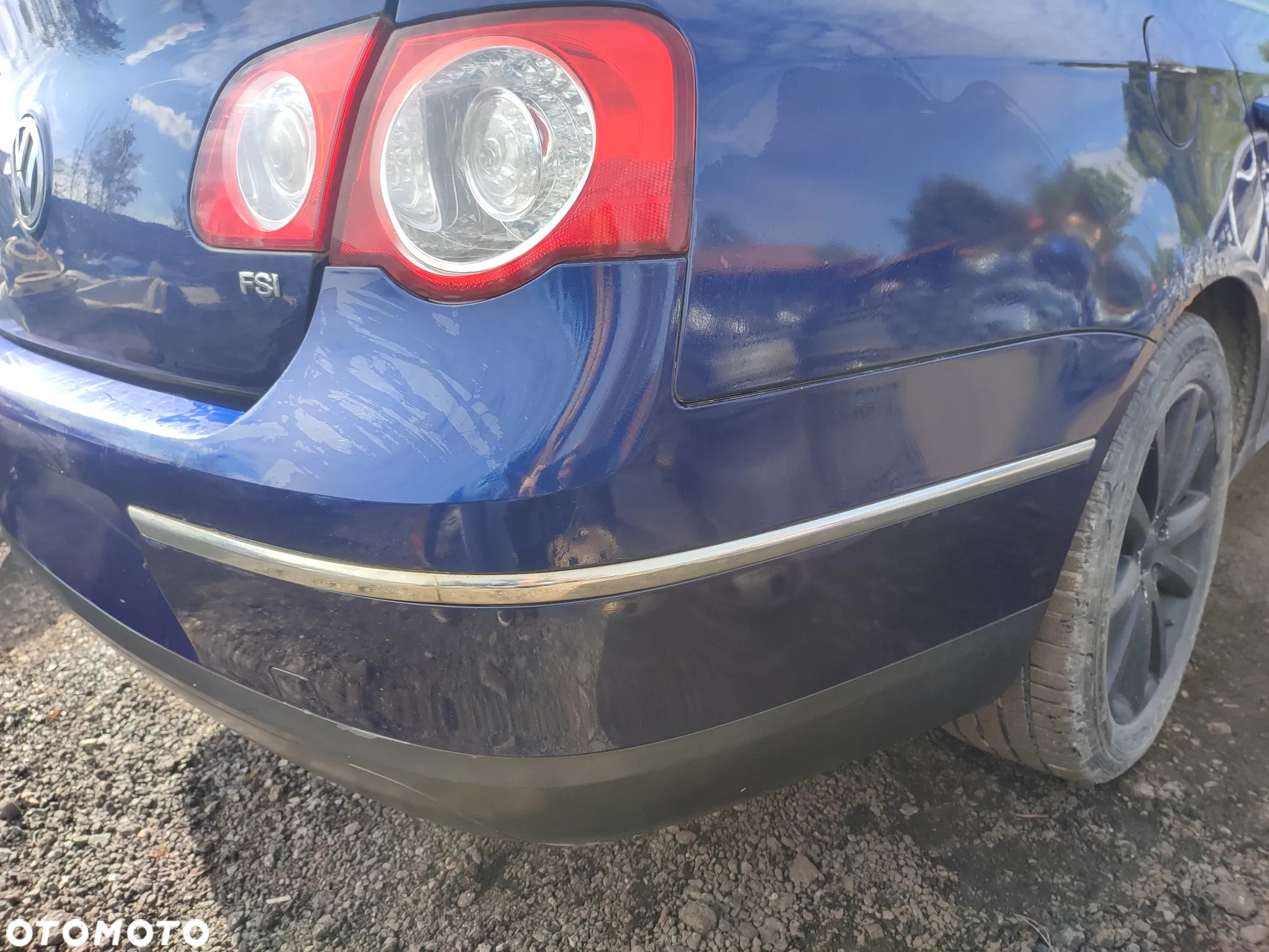 VW Passat B6 Sedan zderzak tył tylny kolor LD5Q - 3