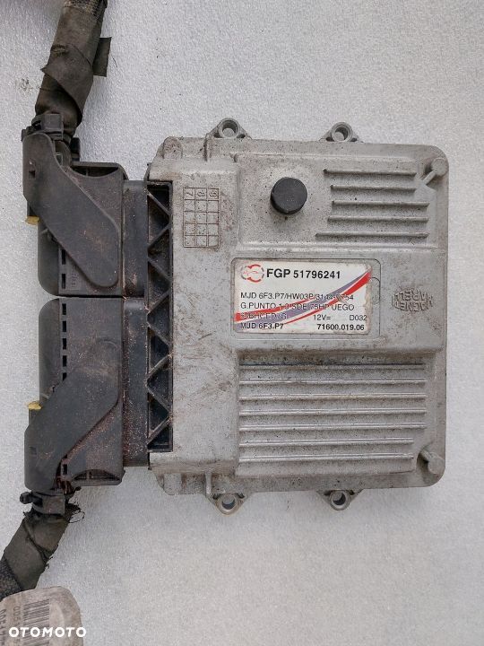 KOMPUTER STEROWNIK GRANDE PUNTO MJD6F3.P7 51796241 - 1