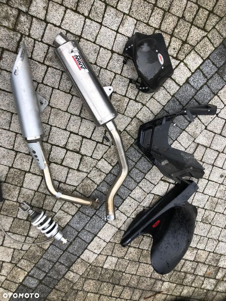 Honda Hornet 600 wydech pług nadkole daszek regulacja amortyzator WP - 3