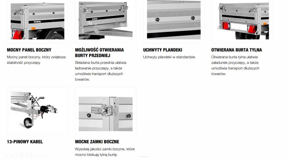 Brenderup 3253SUB 1oś 250x142x35 - 9