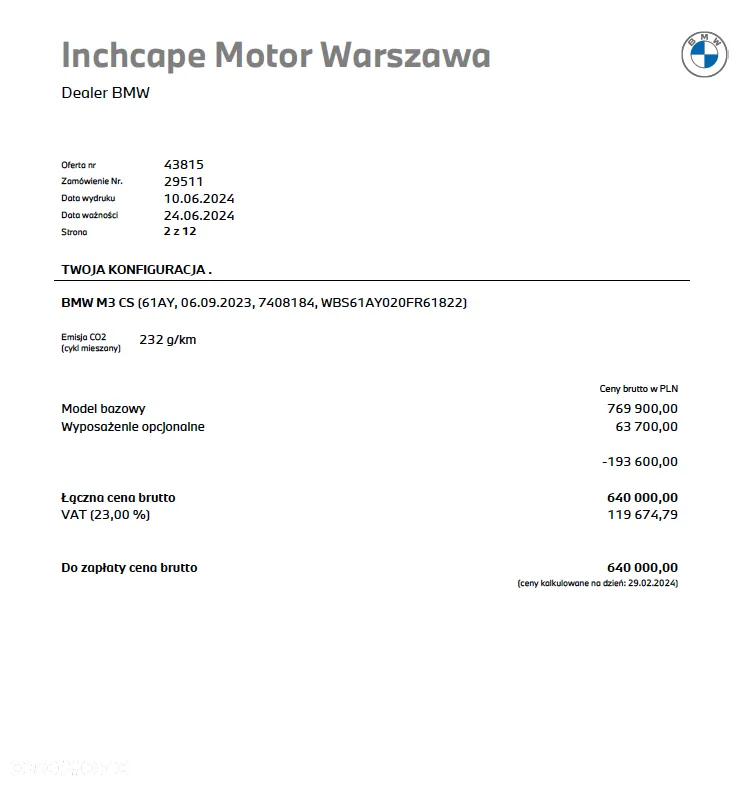 BMW M3 CS xDrive sport - 15