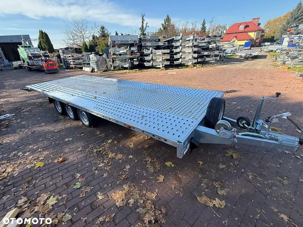 Martz Laweta Martz GT Unideck 600/3 wypełnienie ALU DMC 3,5T 3 osie pusta ze skosem certyfikat VDI - 10