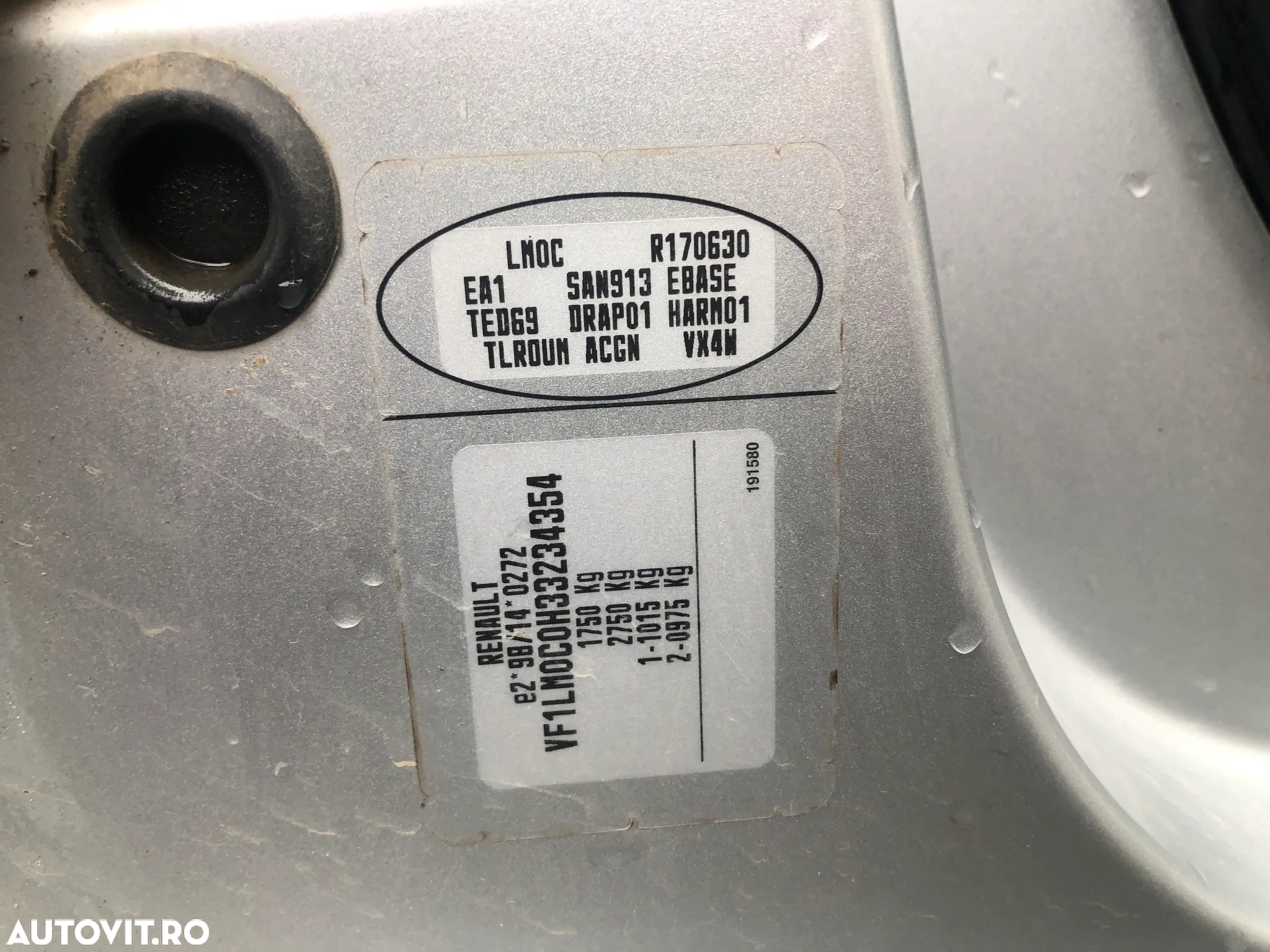 Bara fata completa Renault Megane 2 2005 gri argintiu non facelift - 8