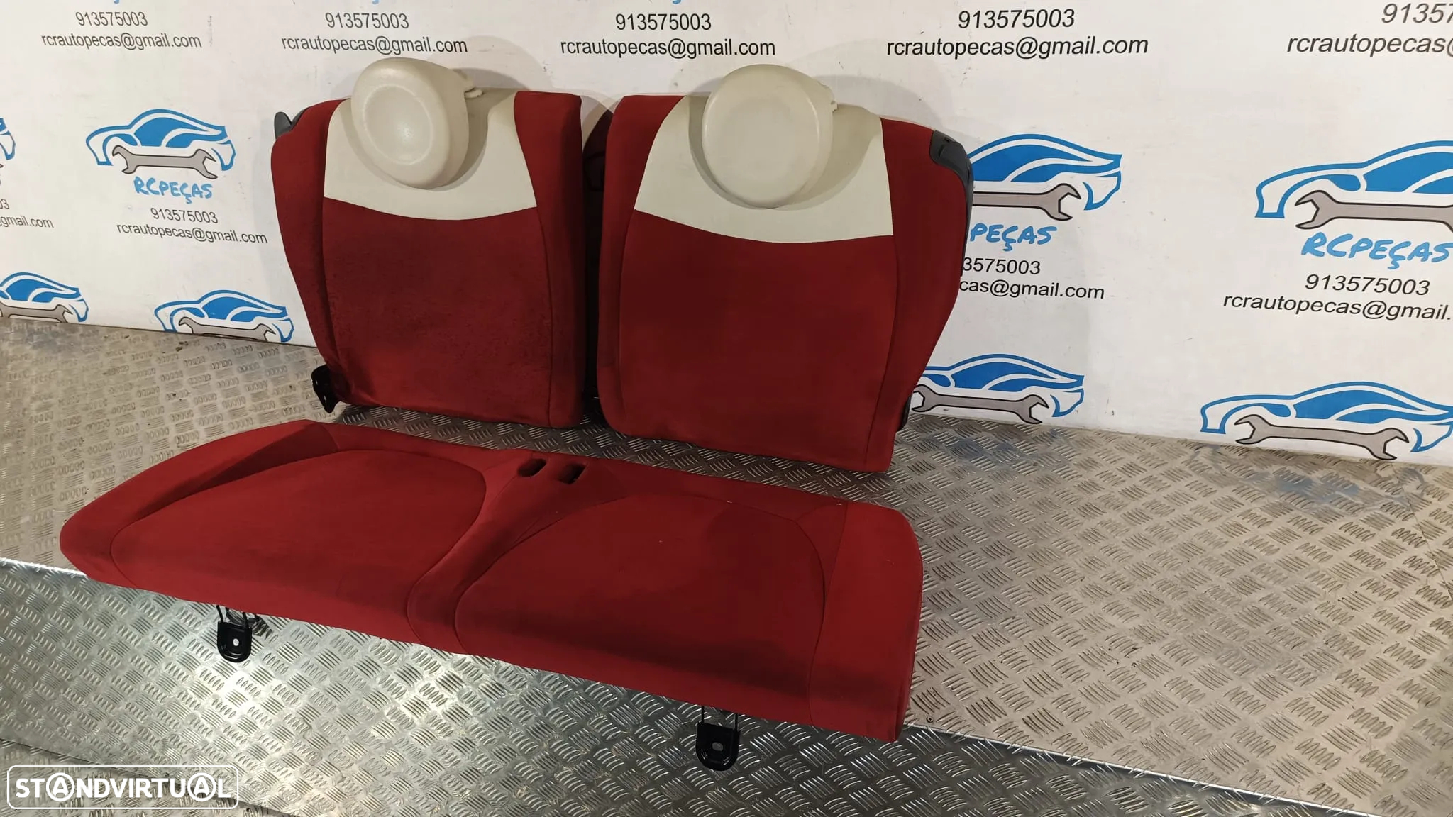 BANCOS FIAT 500 312 TECIDO QUARTELAS - 16