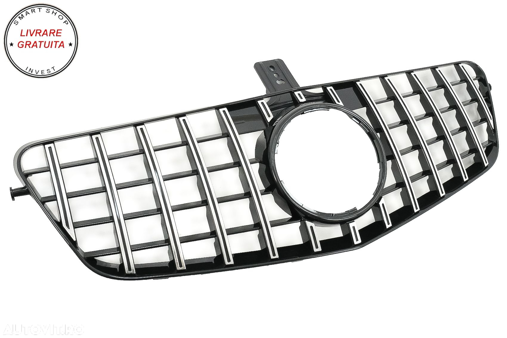 Grila Centrala Mercedes E-Class W212 S212 (2009-2013) GT-R Panamericana Design- livrare gratuita - 2