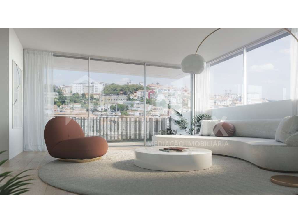 Apartamento T3 novo na margem sul do rio Douro, em Vila Nova de Gaia - Grande imagem: 3/12