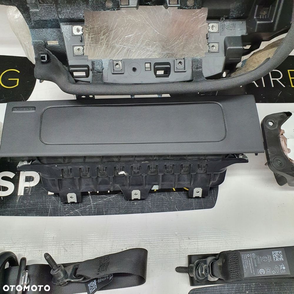 SMART 453 DESKA ROZDZIELCZA KONSOLA KOKPIT PULPIT PODUSZKI AIRBAG AIR BAG PASY KIT SET - 8