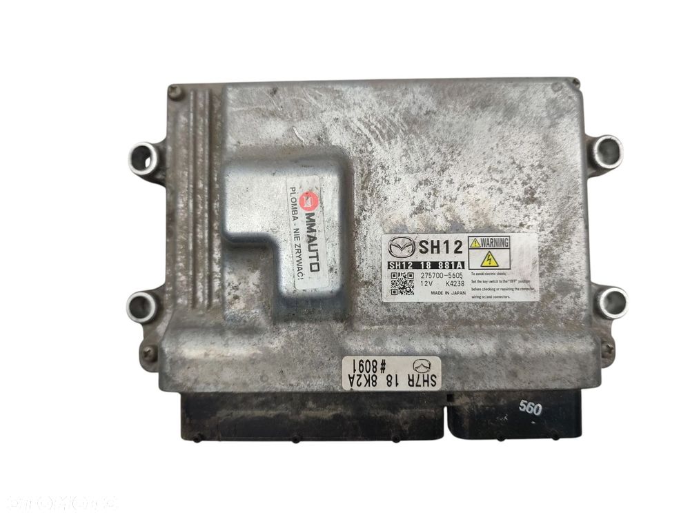 KOMPUTER STEROWNIK SILNIKA MAZDA 3 III BM/BN (2013-2016) 2.2 D 150KM 275700-5605 - 1