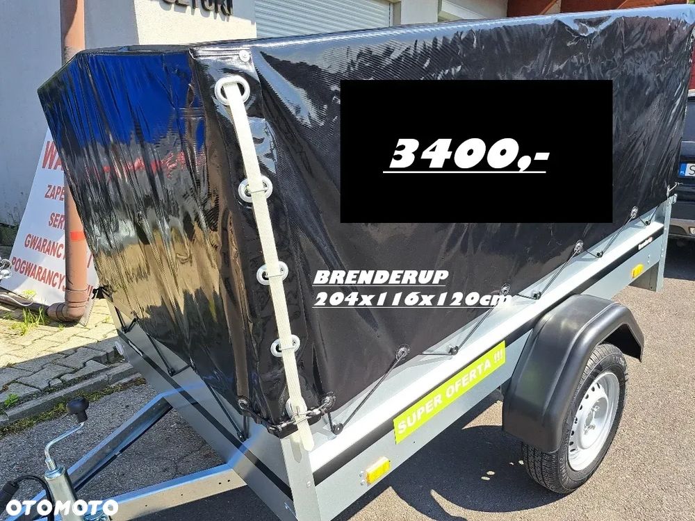 Brenderup 1203S 204x116x120 stelaż plandeka - 6