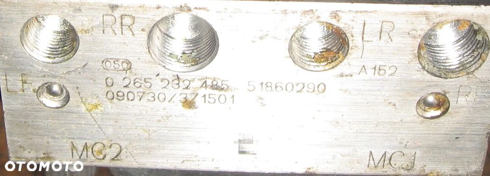 FIAT PANDA II GRANDE PUNTO ABS sterownik 0265800962 - 2