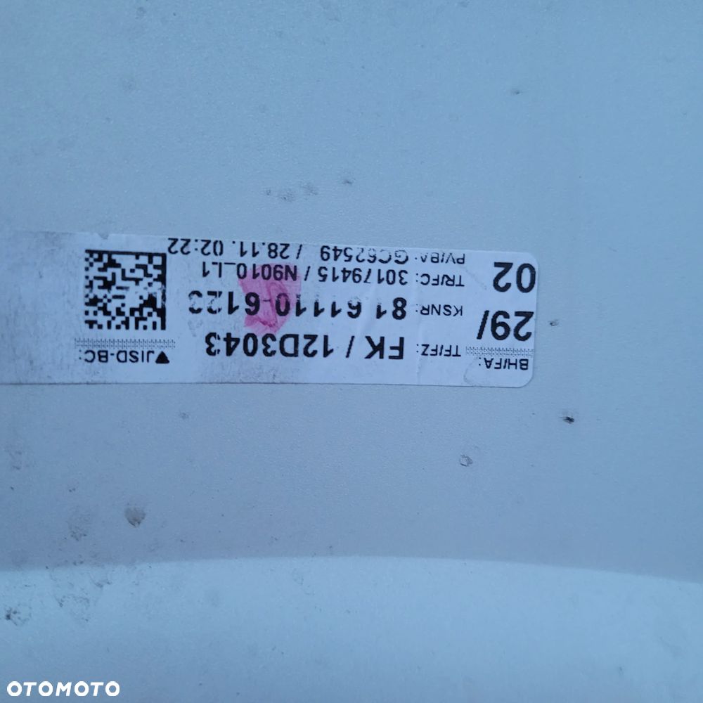 ATRAPA MASKA MAN TGL TGM NM. NOWY ORYGINAŁ 86.61110-6123 RAL9010 CHWALIM116 - 6