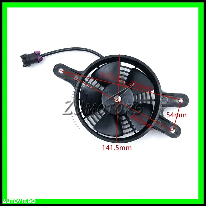 Radiator atv LINHAI 400 300 275 260 250 cu Ventilatoare - 9