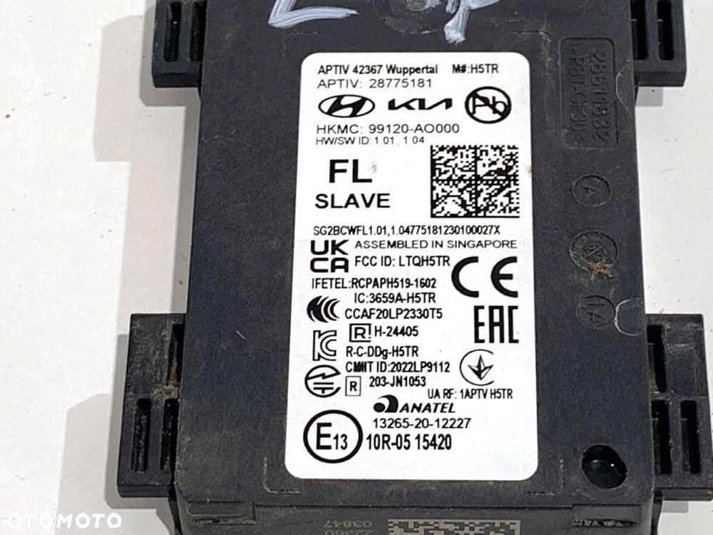 RADAR PRZÓD LEWY  KIA NIRO II (SG2) 2022 - EV 150 kW [204 KM] elektryczny 2022 - 99120-AO000 - 4