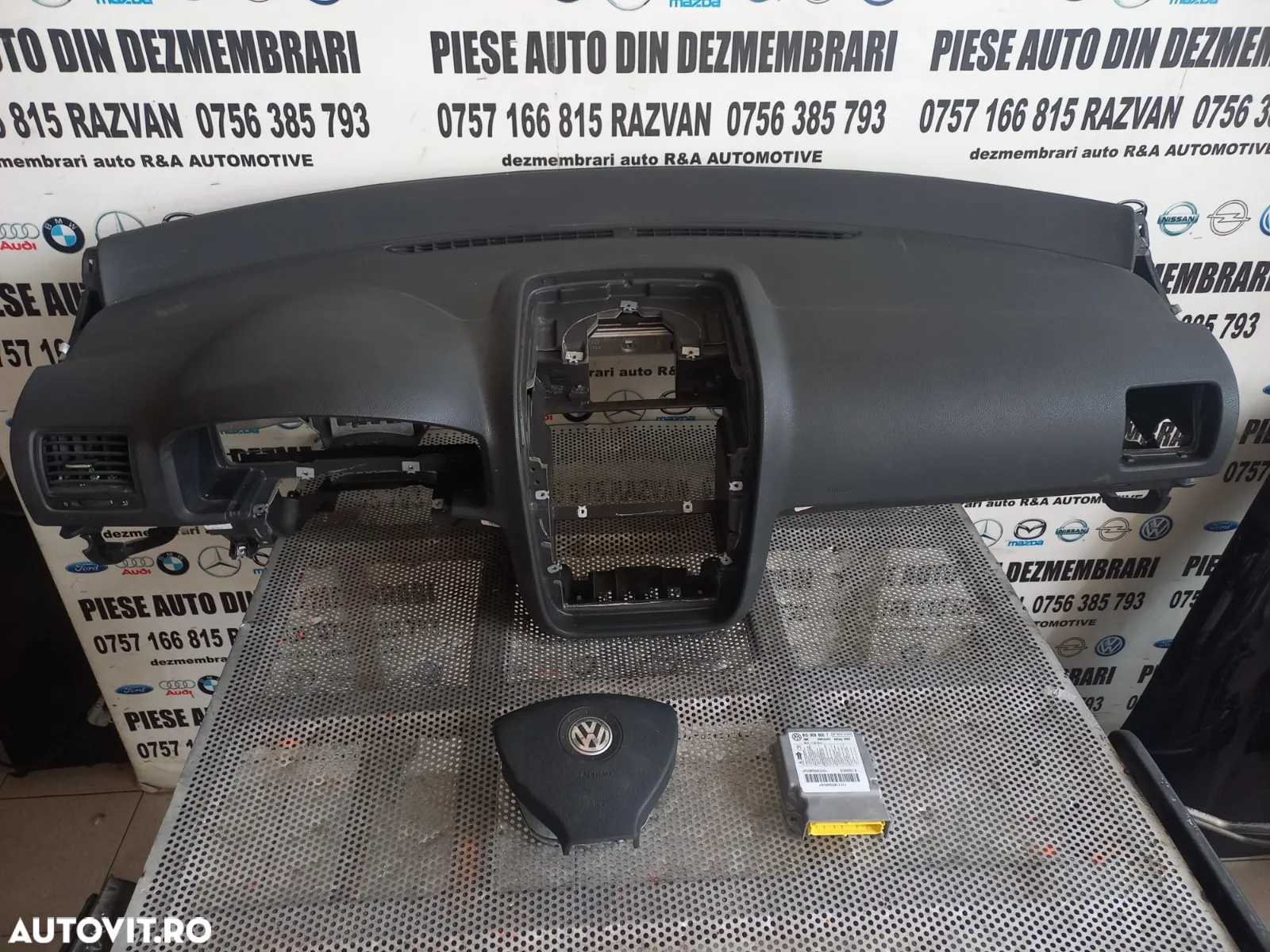 Plansa Bord Kit Airbag Vw Golf 5 Combi Break Variant Jetta Volan Stanga Europa Motor 1.4 Tsi CAX Cu - 6
