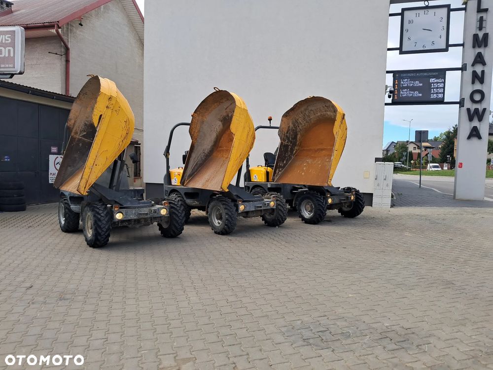 Thwaites Mach444 Wozidło obrotowe budowlane  4.5 6 T ton HYDROSTAT / AUTOMAT oświetlenie silnik Yanmar 45 km TURBO 2012r opony 70% ROPS 4x4 3t - 2