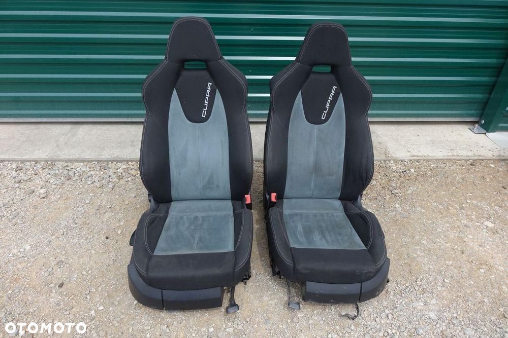 FOTEL FOTELE LEWY KANAPA KOMPLET SEAT LEON II CUPRA 3D 2007 OE33221 - 1
