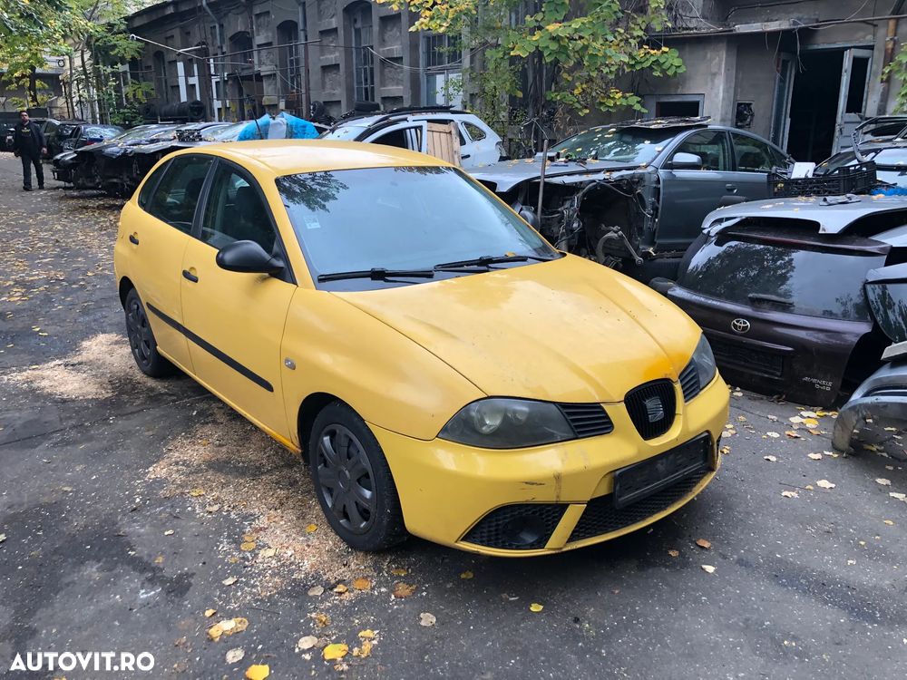 Dezmembrez Seat Ibiza 6L 2007 facelift 1,4 diesel galben BNM