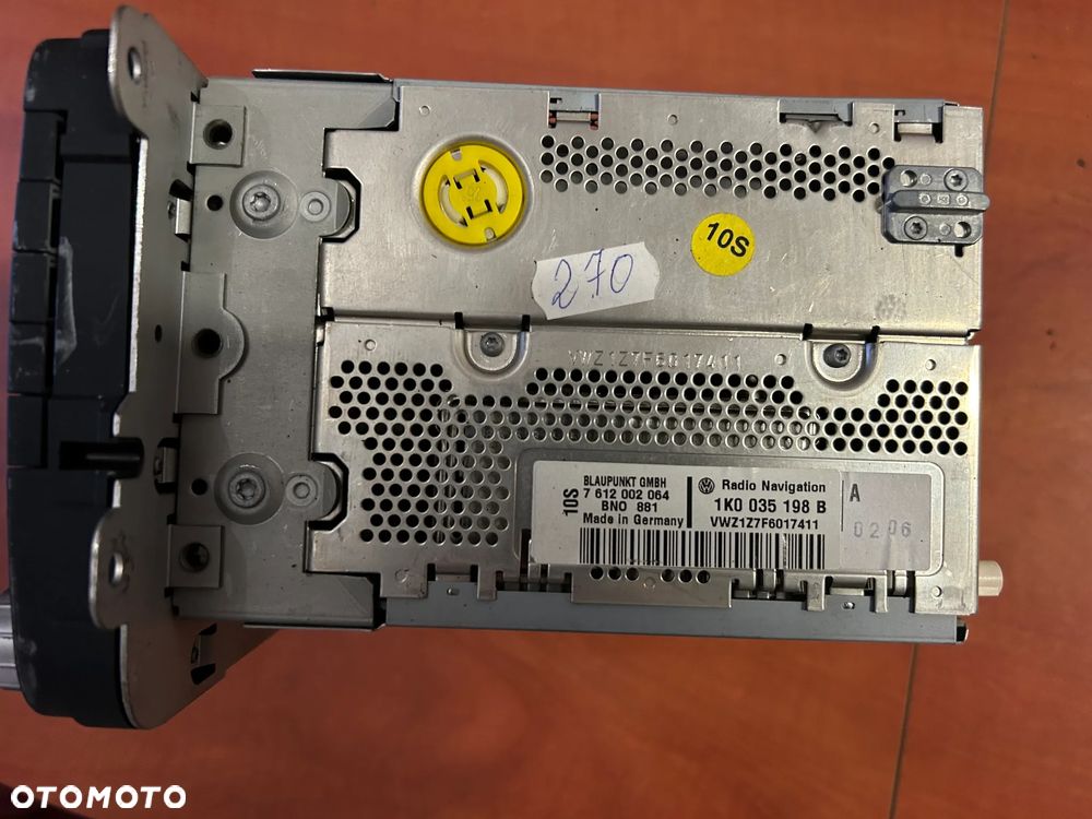 RADIO FABRYCZNE NAWIGACJA VW PASSAT B6 TOURAN 1K0035198B - 3