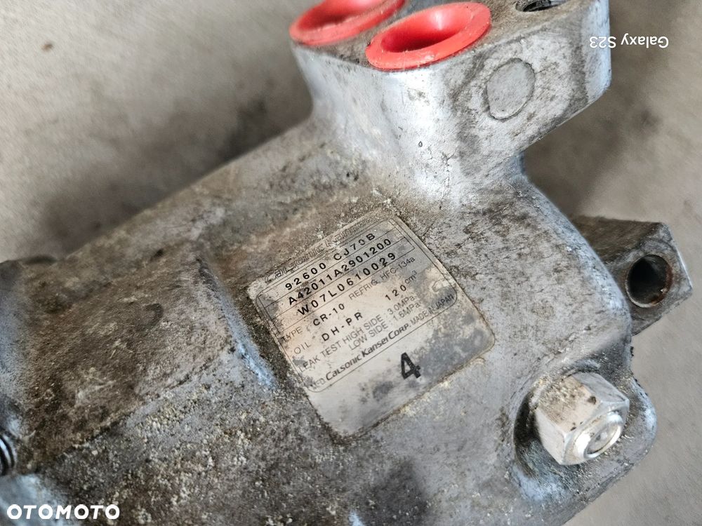 Sprężarka kompresor klimatyzacji Nissan Micra K12 Note E11 1,6 92600Cj70B - 2