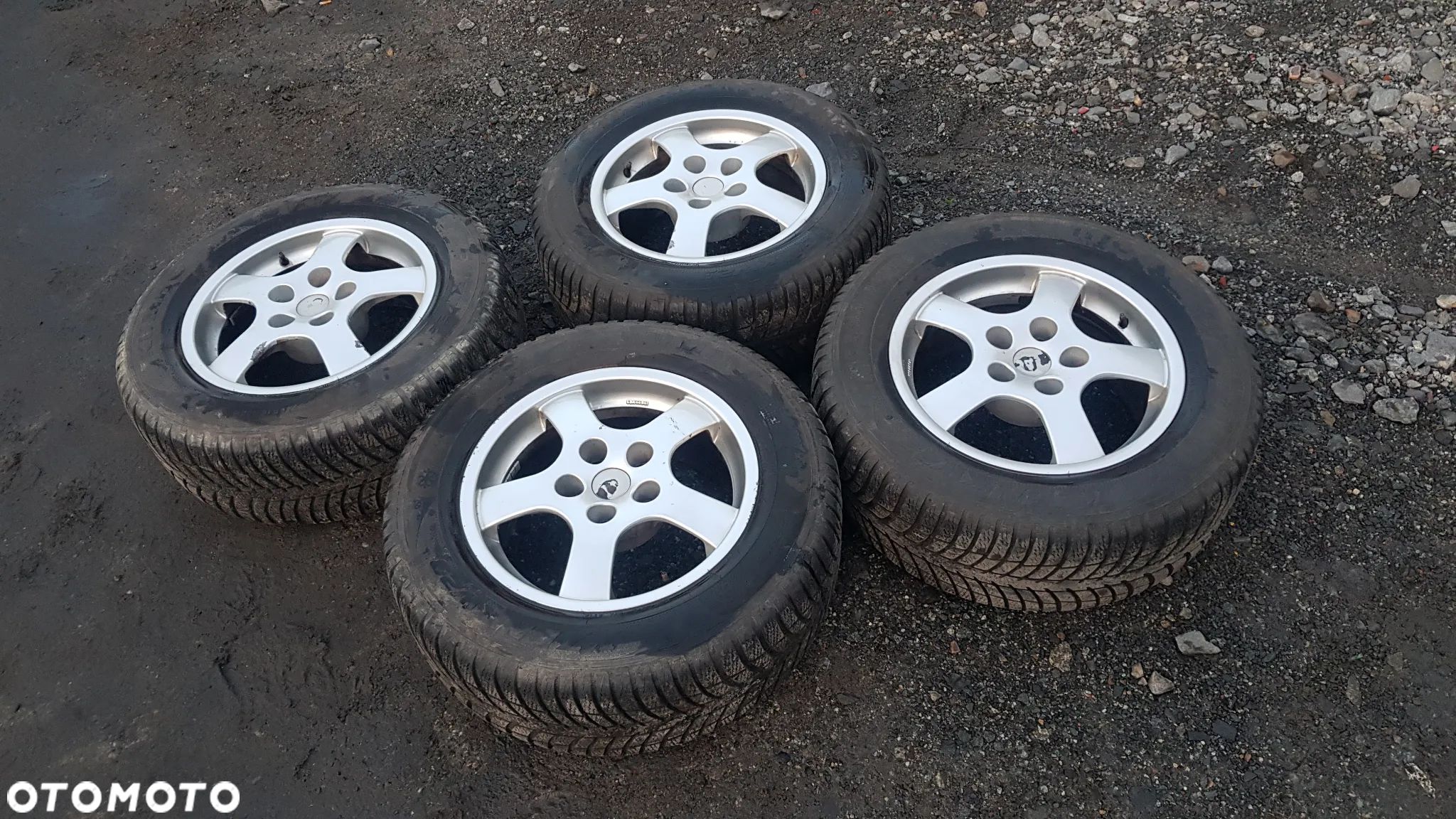 koła felgi 16 borbet bmw 5 E39 E60 E61 7 E38 E65  opony zimowe 235/60 r16 kumho 6mm  kumho i'zen izen kw23 235/60 r16 zimowe - 1