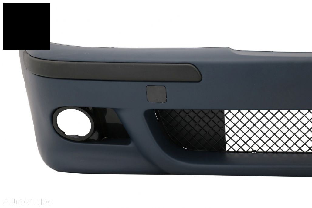 Body Kit Exterior BMW Seria 5 E39 (1997-2003) Cu Proiectoare Crom si Grile Negru L- livrare gratuita - 9
