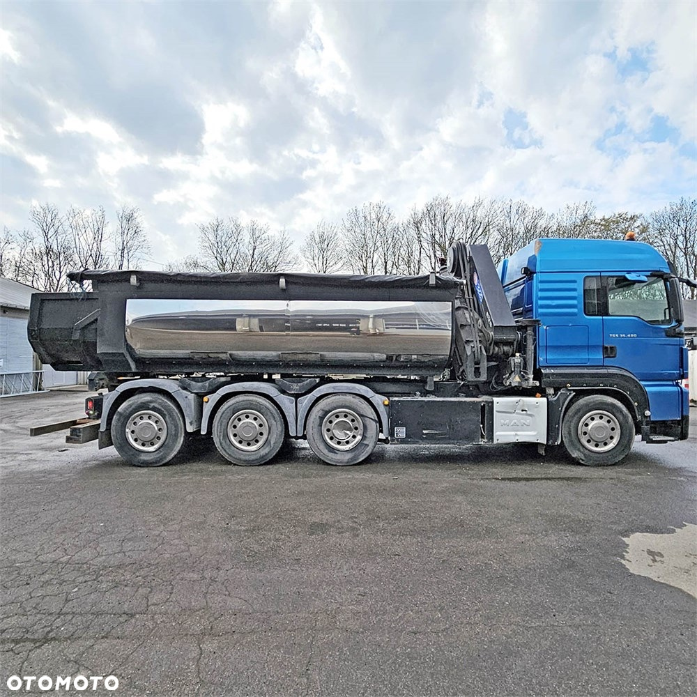 MAN TGS 32.480 8x4 WYWROTKA. HDS. HMF 3220 K6 - 2