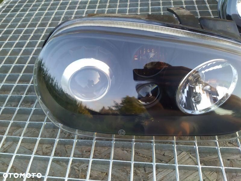 REFLEKTOR 2 SZT KPL EUROPA DEPO LEWA PRAWA VW GOLF IV MK4 SOCZEWKA PRZÓD - 7