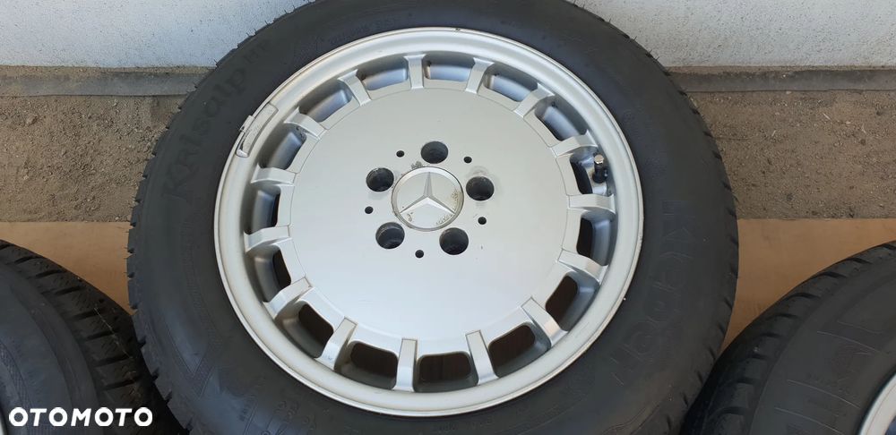 Oryginalne Felgi Aluminiowe Mercedes SL S Klasa Sec W129 W126 1294010602 8 16 ET34 5x112 8J 16" ET34 Oryginał Koła Opony Zimowe 225/55 R16 Kleber - 4