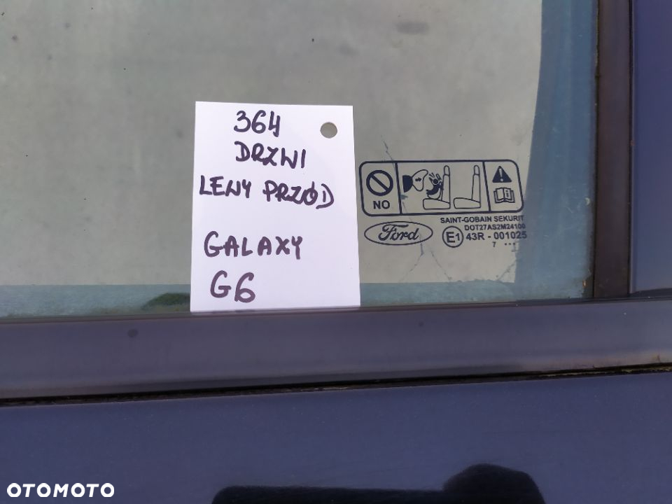 DRZWI LEWY PRZÓD FORD GALAXY MK3 kolor G6 - 6