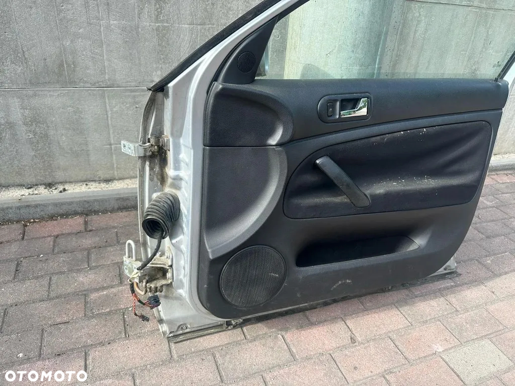 Drzwi Przednie Prawe Przód Kompletne Vw Passat B5 Lift 2001-2005 Srebrny Met. - 9