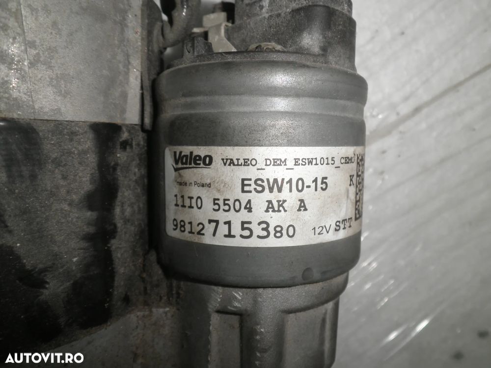 Electromotor Opel Corsa F, Peugeot 208 , Citroen C3 , 1.2 B 9812715380 - 3