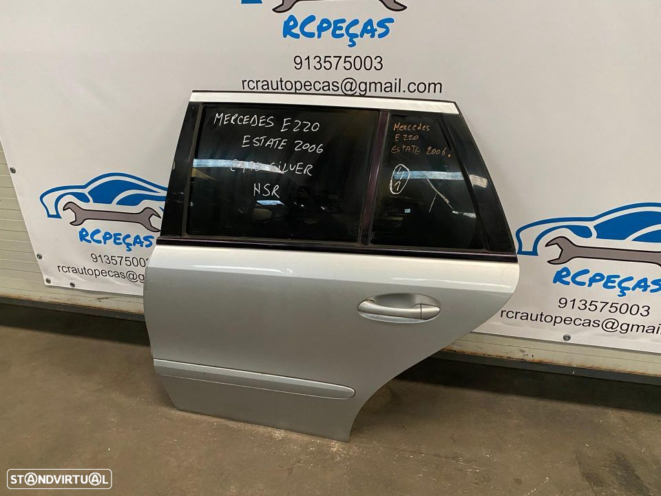 PORTA TRASEIRA TRÁS ESQUERDA MERCEDES BENZ CLASS E W211 WAGON FECHO ELEVADOR MOTOR PUXADOR VIDRO - 3
