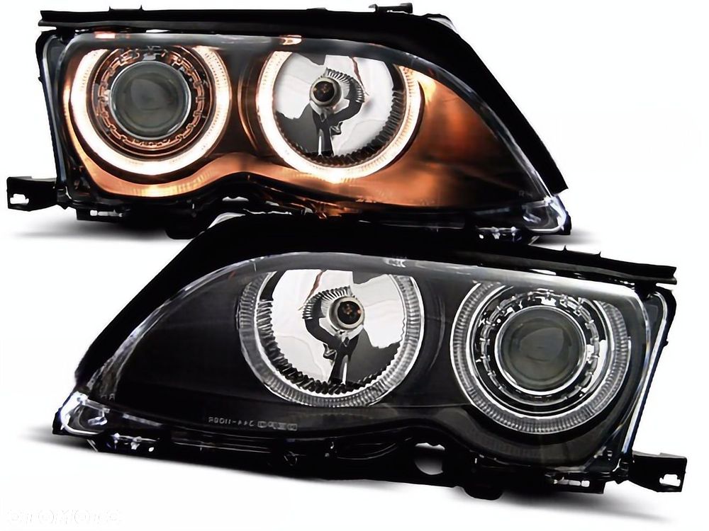 LAMPY REFLEKTORY Do BMW E46  OD 2001 DO .2005 Rok  RINGI  SEDAN / TOURING - 1