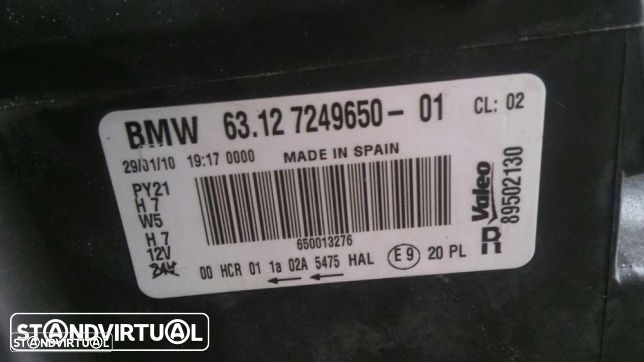Farol passageiro bmw serie 1 2010 - 3