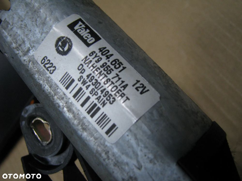 SILNIK WYCIERACZEK TYŁ SKODA FABIA I KOMBI 6Y9955711A - 4