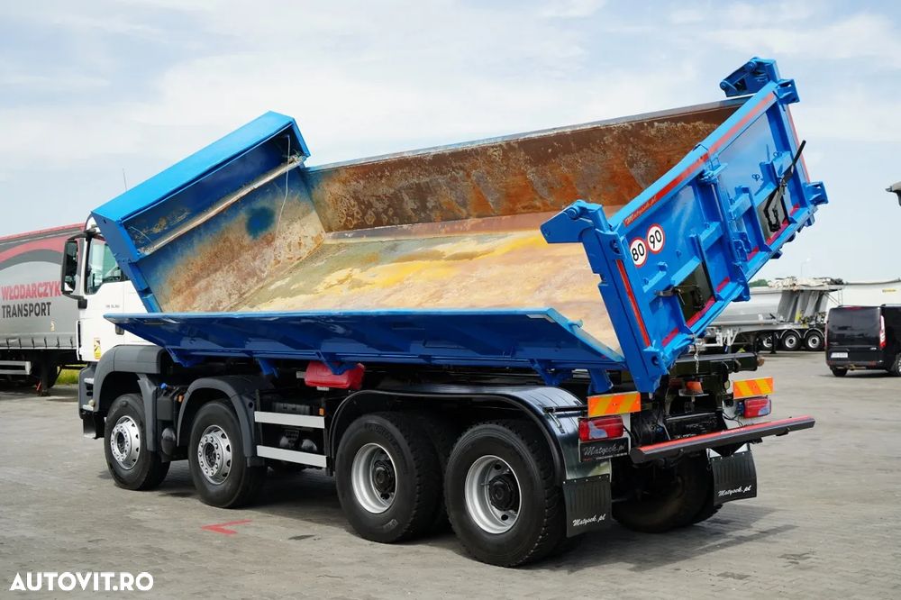 MAN TGS 35.360 / 8X4 / BASCULATOR 2 LATERAL / HIDROBRAT / GARNIER / AUTOMAT - 10