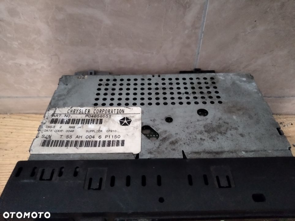 RADIO DODGE STRATUS P004858551 CHRYSLER JEEP - 2