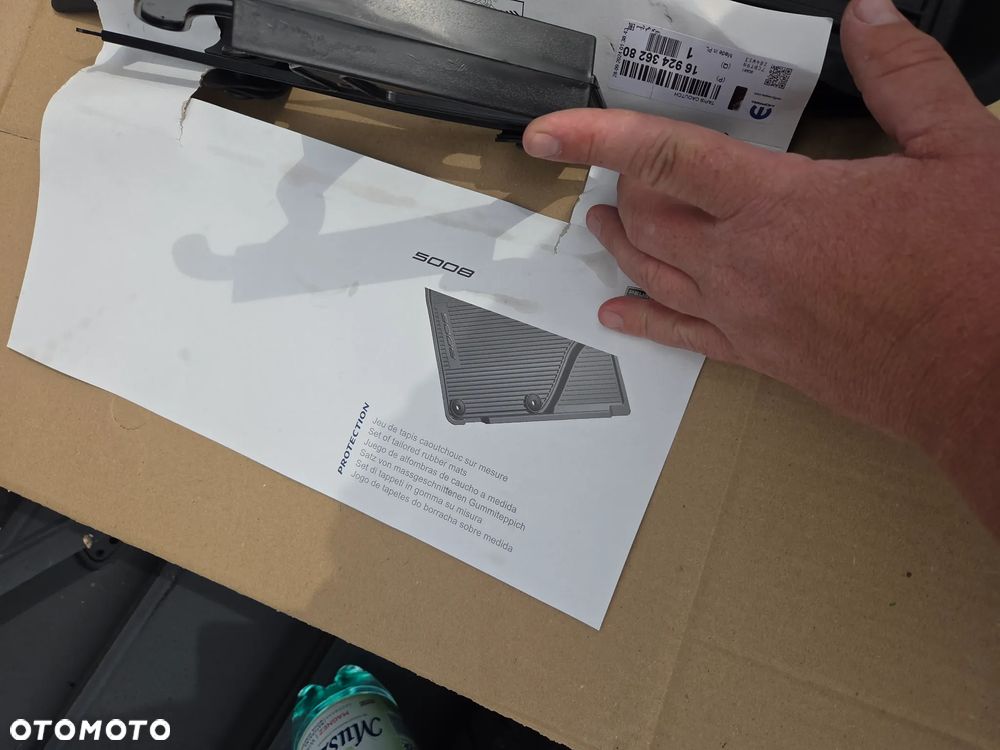 Komplet dywaników gumowych Peugeot E-5008 P74 5008 Plug-in Hybrid P74 1692436280 - 4