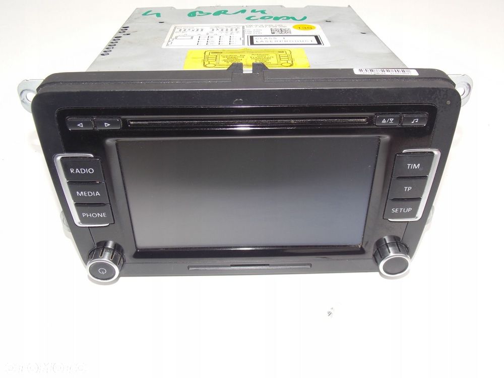 radio nawigacja passat b6 b7 cc golf vi touran tiguan 3c8035195 - 1