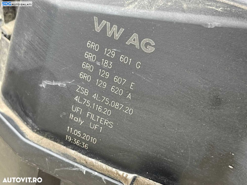 Carcasa Filtru Aer Volkswagen Polo 6R 1.2 TDI CFWA 2010 - 2018 Cod 6R0129601G 6R0129607E 6R0129620A [C4260] - 5