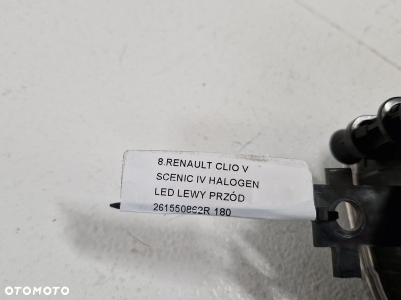 RENAULT CLIO V 5 SCENIC IV 4 LIFT HALOGEN LED LEWY PRZÓD 261550862R - 8