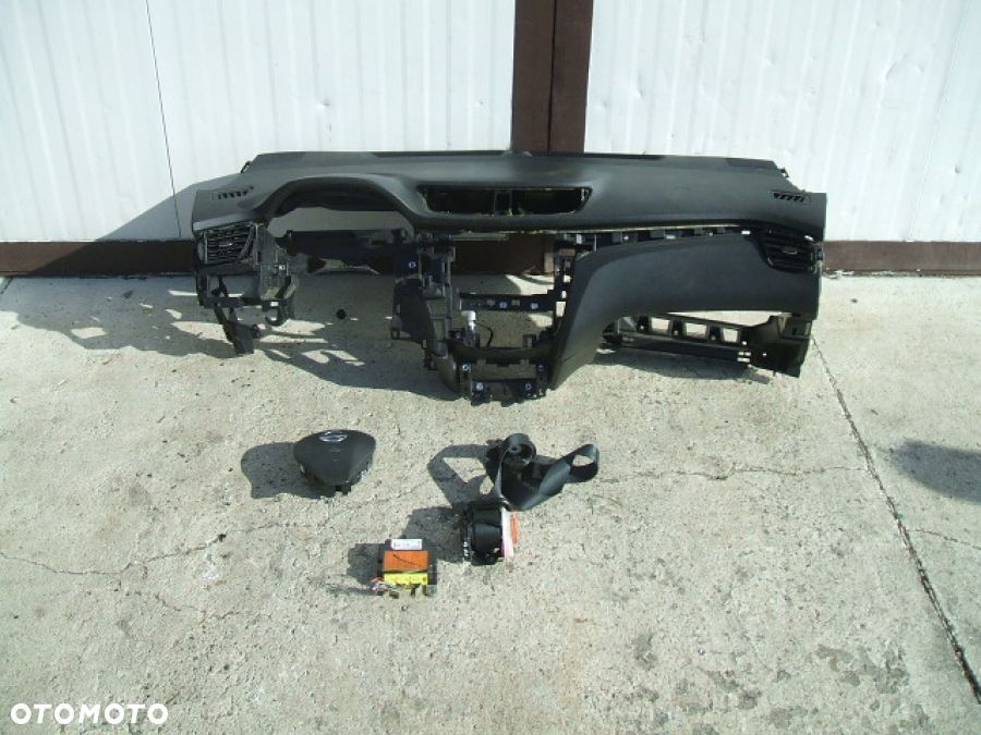 NISSAN QASHQAI J11 AIRBAG KIEROWCA PASAŻER DESKA ROZDZIELCZA KONSOLA KOKPIT - 5