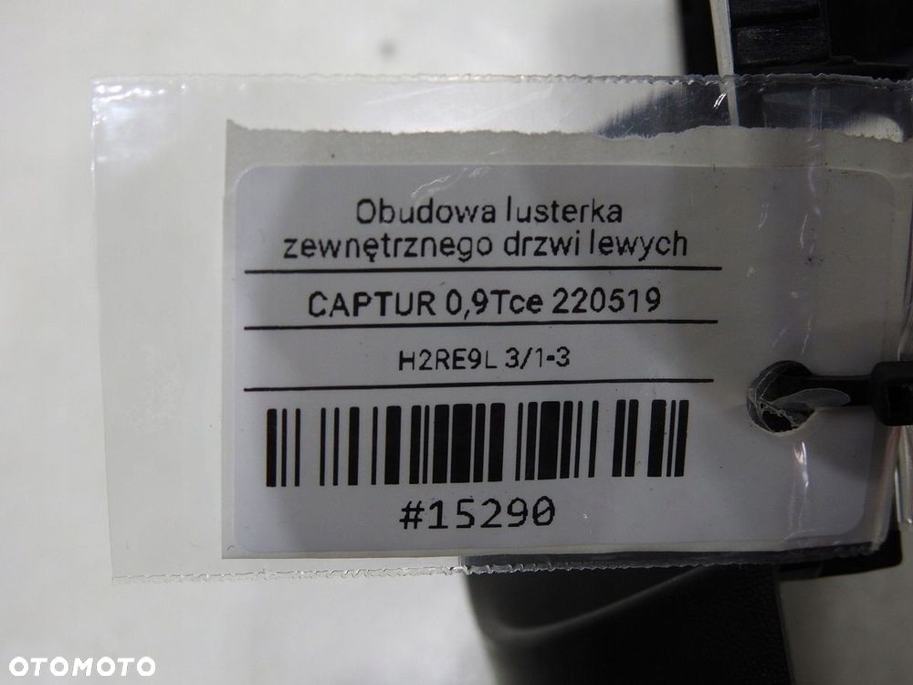 OBUDOWA LUSTERKA LEWA RENAULT CAPTUR I - 6