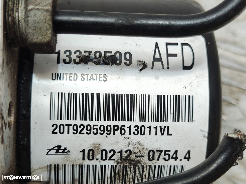 ABS Modulo Bloco Hidraulico GM Opel Astra J Zafira C 13379599 - 8