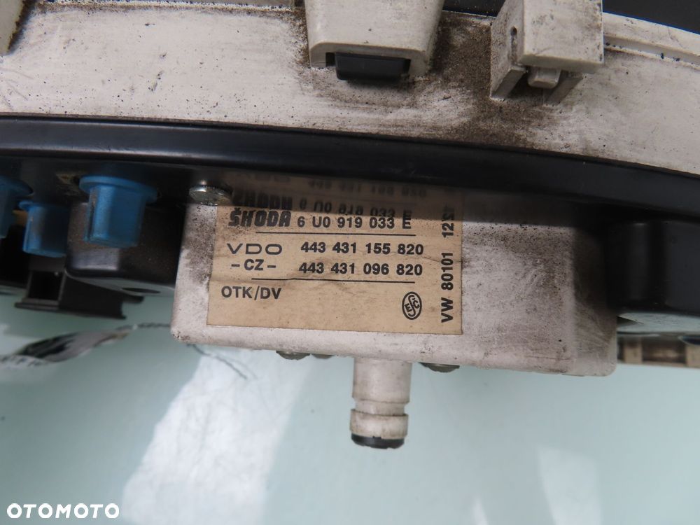 LICZNIK SKODA FELICIA 1.3 6U0919033E 443431155820 443431096820 - 2